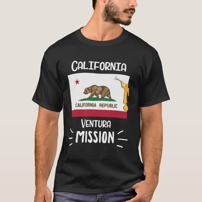 Camiseta California Ventura Mormon LDS Mission Missionary (Frente)