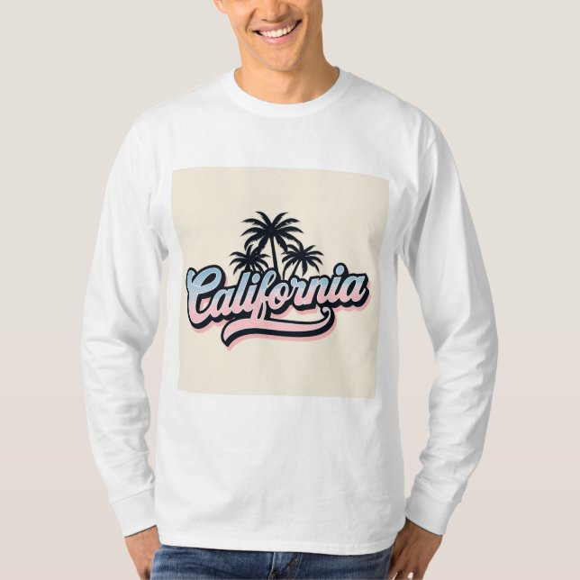 Camiseta California Vibes Graphic T-Shirt (Frente)
