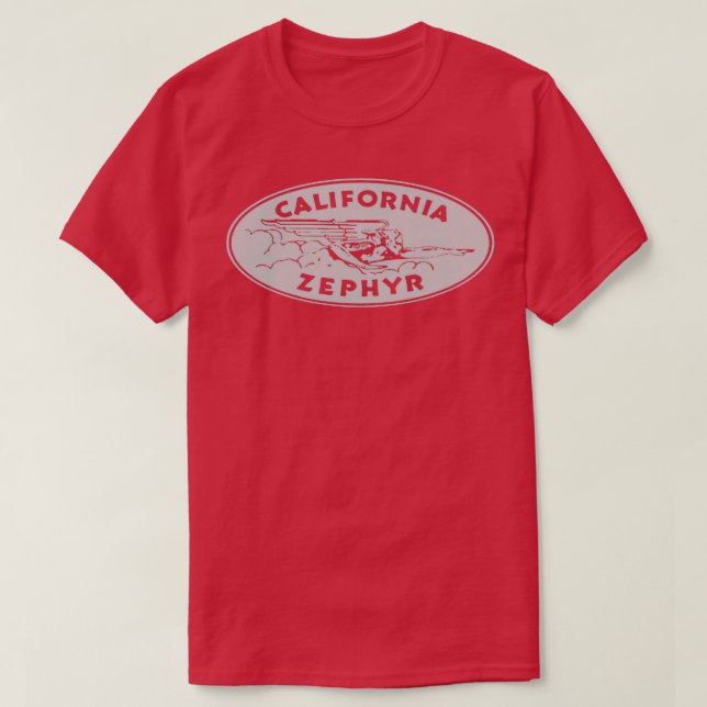 Camiseta California Zephyr (Frente do Design)