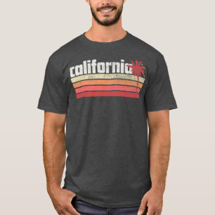Camiseta CaliforniaVintage Retro 70s 80s Gift Beach Palm Tr
