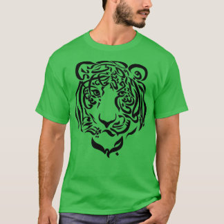 Camiseta caligrafia arábica de tigre