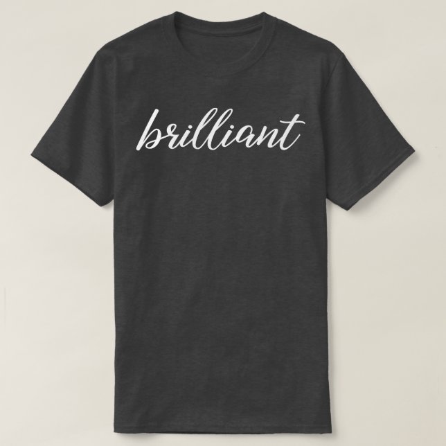 Camiseta Caligrafia brilhante (Frente do Design)