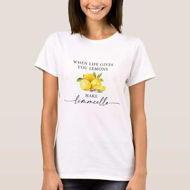 Camiseta Caligrafia Caqueira Limões Limoncello (Frente)