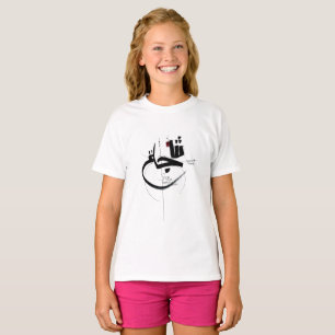 Camiseta Caligrafia de motivação SYUJA corajosa