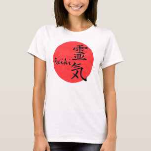 Camiseta Caligrafia De Reiki E Palavra 1