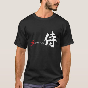Camiseta Caligrafia Japonesa Kanji Samurai