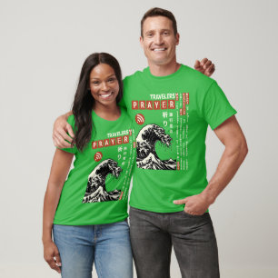 Camiseta Caligrafia japonesa pela conexão de viajantes