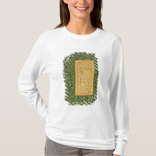 Camiseta Caligrafia por Mir Ali do coração, com um bor de