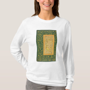 Camiseta Caligrafia por Mir Ali do coração, com um bor de