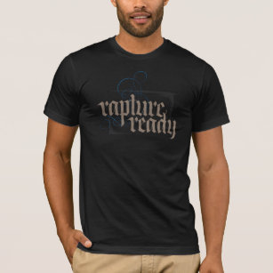 Camiseta Caligrafia Religiosa Cristã Pronta para Rapto