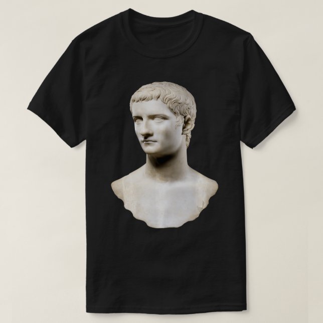 Camiseta Caligula Gaius Imperador Romano Roma Antiga Itália (Frente do Design)