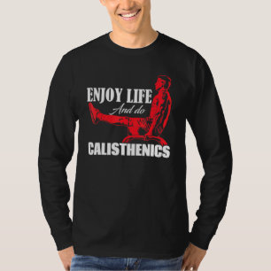 Camiseta Calistênicos Sobre Campo Esportivo Aproveitam A Vi