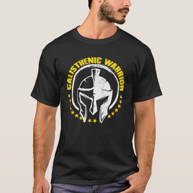 Camiseta Calisthenics Warrior Gym Malhação Street Workout (Frente)