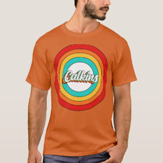 Camiseta Calkins Nome Shirt Vintage Calkins Circle