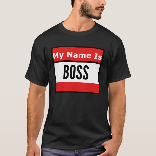 Camiseta Call Me Boss (Frente)