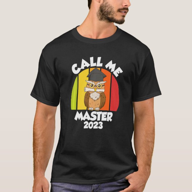 Camiseta Call me Master 2023 Master Degree  1 (Frente)