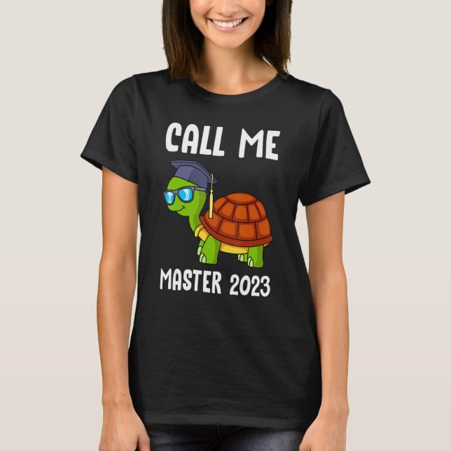 Camiseta Call me master 2023 masters degree master_1 (Frente)
