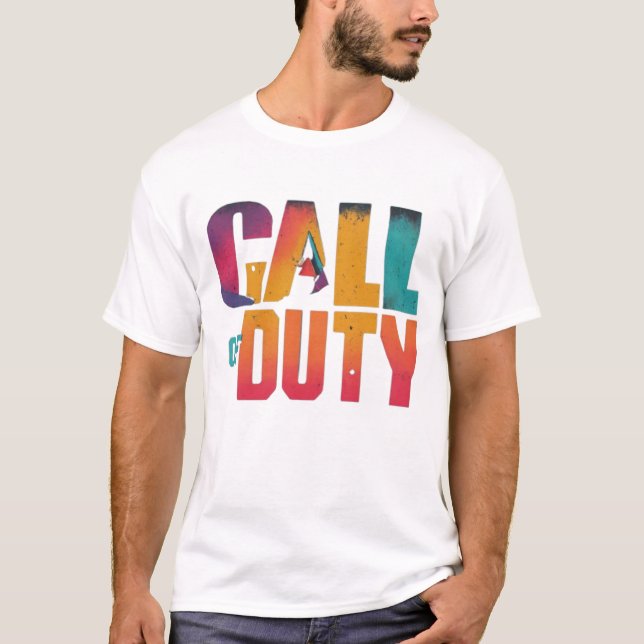 Camiseta 'Call of Duty' ínica para cada jogador (Frente)