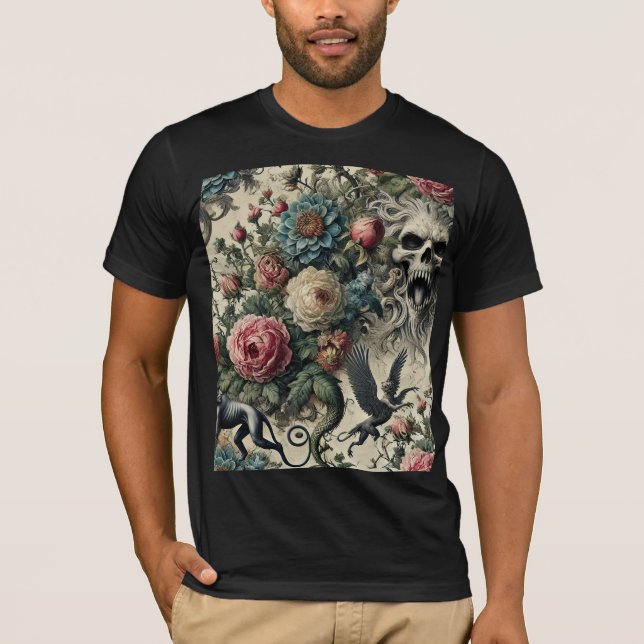 Camiseta Call to the Night Gallery – Gothic Wearable Art (Frente)