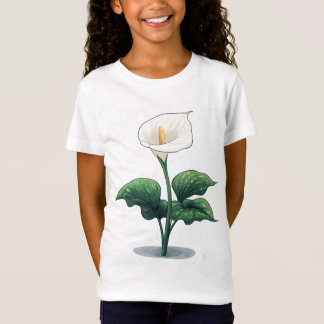 Camiseta Calla Lily Kawaii Art