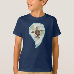 Camiseta Callie the Sea Turtle Kid's e Baby Dark Shirt