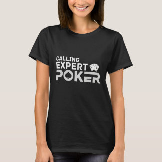 Camiseta Calling Expert Poker Player Terms & Strategy