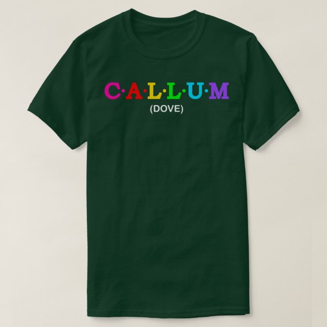 Camiseta Callum Dove (Frente do Design)