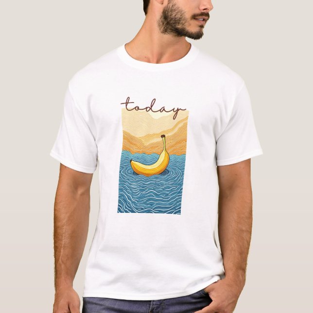 Camiseta Calm Horizon Valley Line Art T Shirt (Frente)