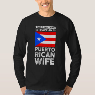 Camiseta calma com a esposa porto-riquenha Porto Pue
