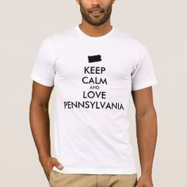 Camiseta CALMA DE MANUTENÇÃO personalizável e AMOR PENNSYLV