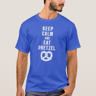 Camiseta Calma e Coma Pretzel - Foto Engraçada