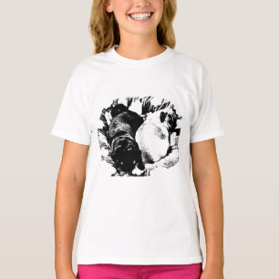 Camiseta Calma Equilibrada, Cães Gêmeos