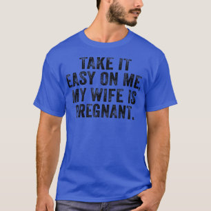 Camiseta Calma, minha esposa está grávida, Announ
