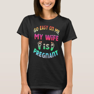 Camiseta Calma, Minha Mulher Está Grávida, Pai.