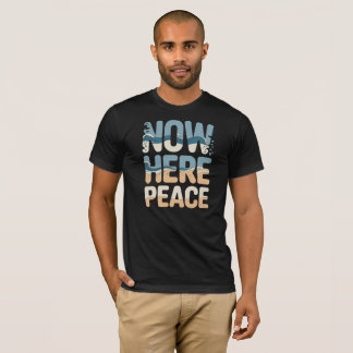 Camiseta Calma Onda Minimal Bem-Estar Mental