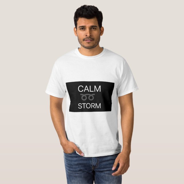 Camiseta Calma sobre Tempestade (Frente Completa)