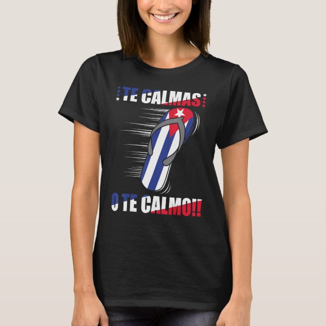Camiseta Calmas O Calmo Espanha Bandeira Mãe Mãe (Frente)