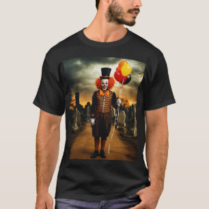Camiseta Calor assustador Retrato Gótico