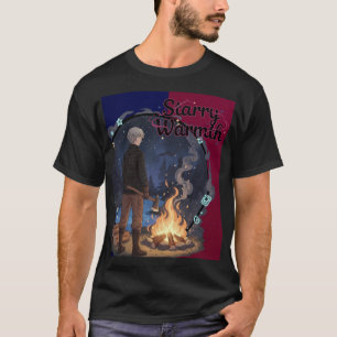 Camiseta Calor Estelar - Menino Anime Lenhador ao Redor da