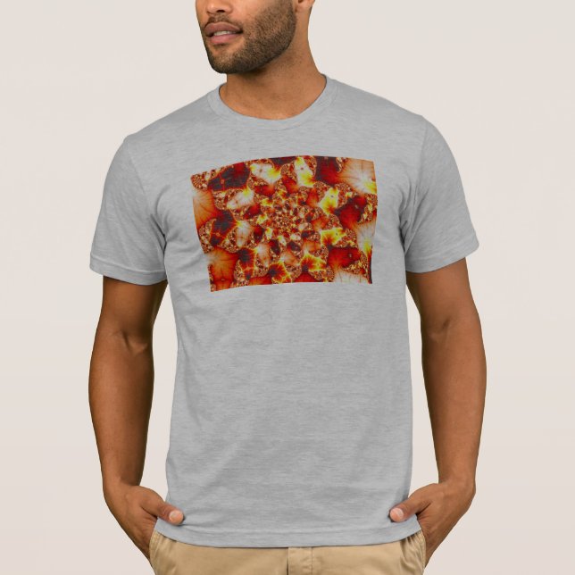 Camiseta Calor reativo - Fractal (Frente)