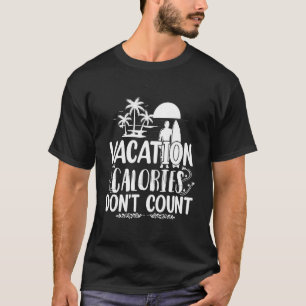 Camiseta Calorias de Férias Não Contam Cheat Meal Beach