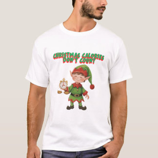 Camiseta Calorias De Natal Não Contam