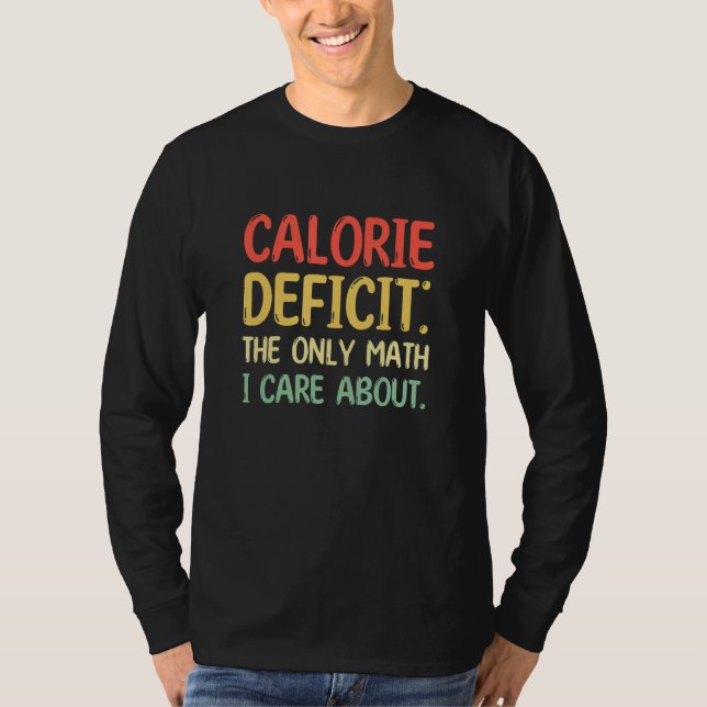Camiseta Calorie Deficit Fitness Nutrition (Frente)
