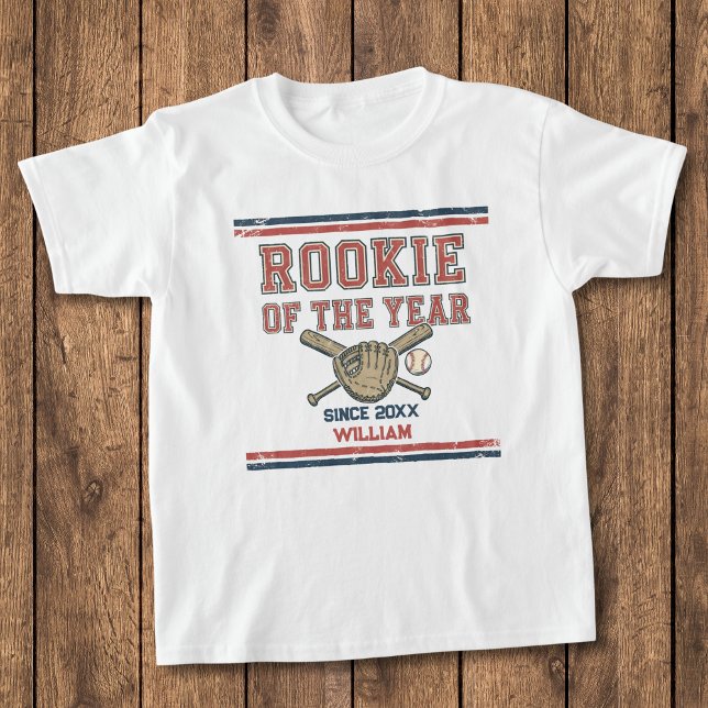 Camiseta Calouro do Ano de Beisebol (Criador carregado)