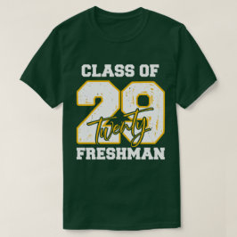 Camiseta Calouro do Ensino Médio da Turma de 2029 de Volta 