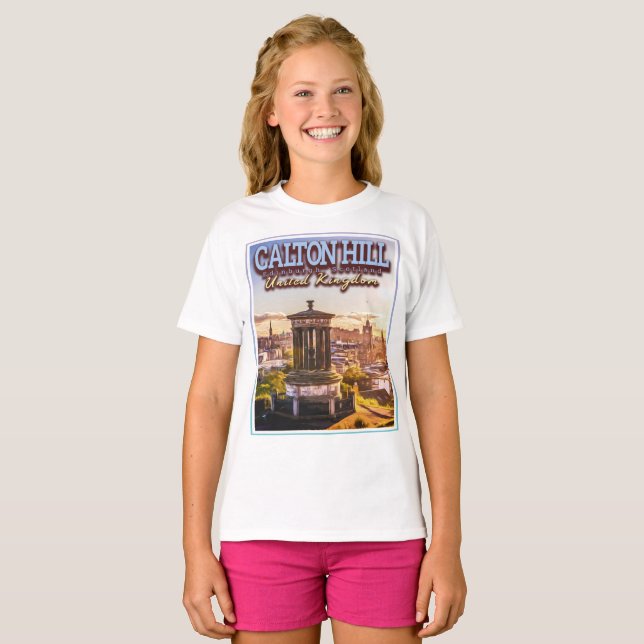 CAMISETA CALTON HILL - O MONUME DE DUGALD STEWART (Frente Completa)