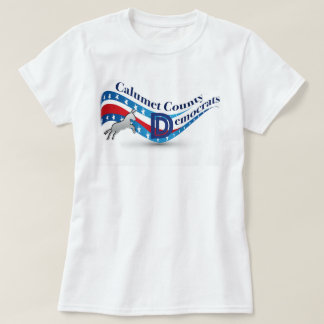 Camiseta Calumet County Democratas - o t-shirt das mulheres