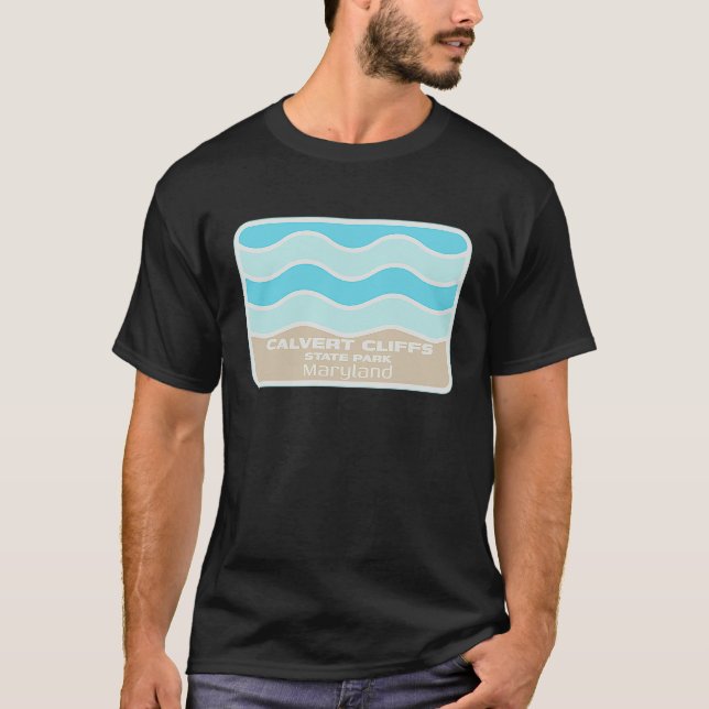 Camiseta Calvert Cliffs State Park Maryland Beach Vacation  (Frente)