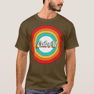 Camiseta Calvert Name Shirt Vintage Calvert Circle