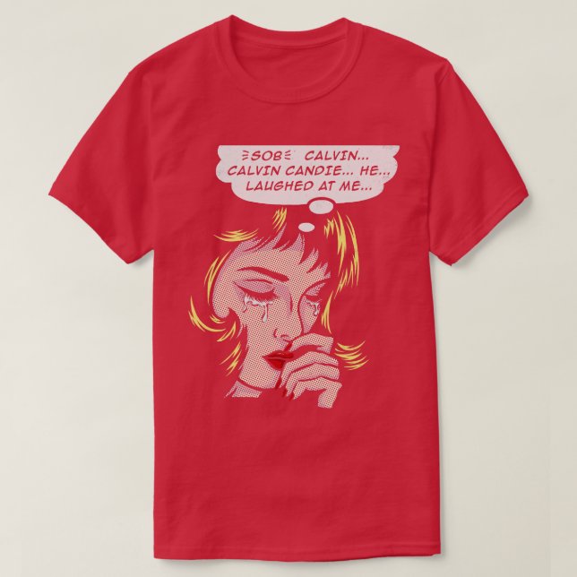 Camiseta Calvin Candie Riu de Mim (Frente do Design)